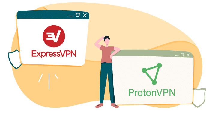 ExpressVPN vs ProtonVPN
