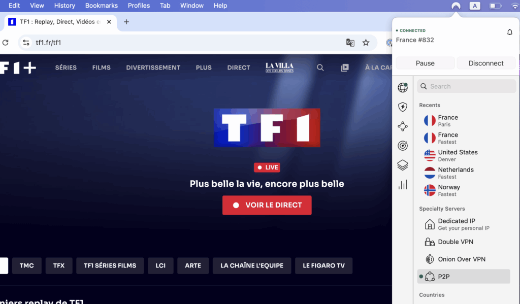fransk tv danmark