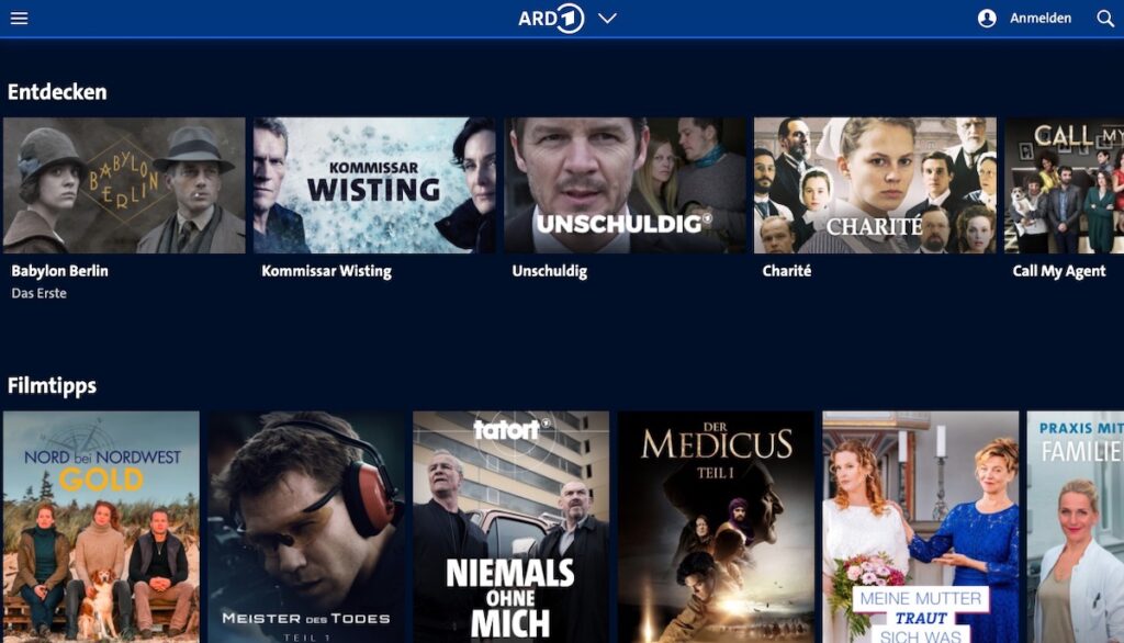 tysk ard mediathek